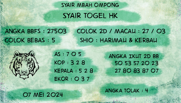 Syair Mbah Ompong - Syair Togel HK